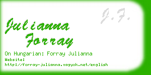 julianna forray business card